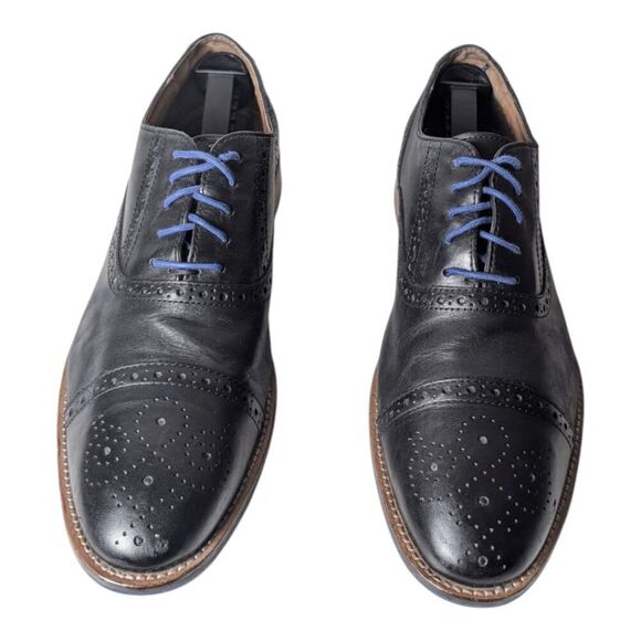 JOHNSTON & MURPHY Conrad Cap Toe Oxford Size 10.5M - Picture 4 of 9